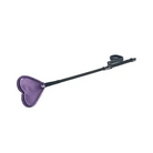 Spartacus Galaxy Legend Faux Leather Riding Crop Heart - Purple - Crops