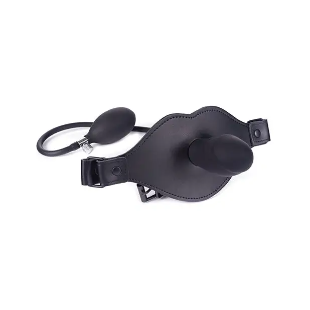 Spartacus Inflatable Dildo Gag With Hand Pump - Ball Gag