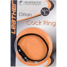 Spartacus Leather Oiltan Cock Ring (Black) - Cock Ring