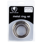 Spartacus Metal Cock Ring Set (3 Rings) - Cock Ring