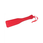 Spartacus Red PU Paddle With Reverse Plush - Red - Paddle