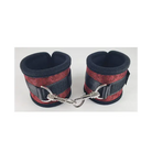 Spartacus Wrist Restraints Neoprene Black - Red - Cuffs