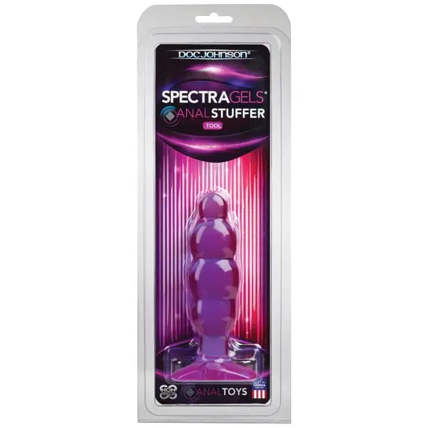 Doc Johnson Plug Spectra Gels Anal Stuffer - Purple at the Haus of Shag