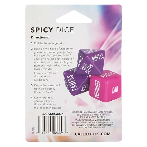 CalExotics Games Spicy Dice at the Haus of Shag