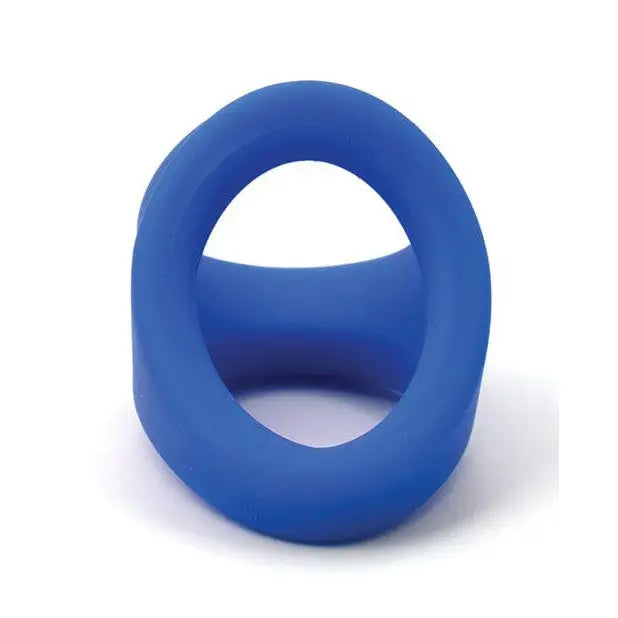 Sport Fucker Freeballer blue silicon ring on a white background