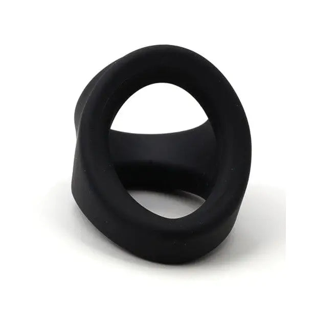 Sport Fucker Freeballer black rubber ring on white background - premium adult toy product