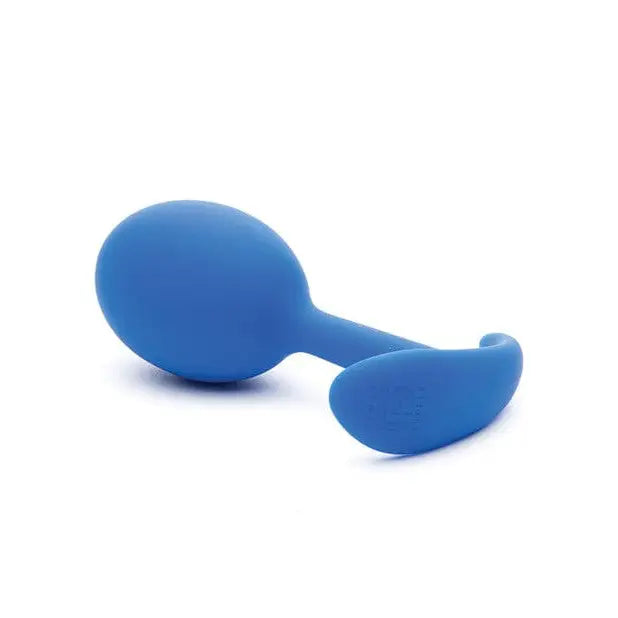 Sport Fucker Thunder Plug: Blue silicone toy with a small plastic ball on top