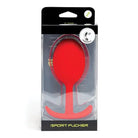 Sport Fucker Thunder Plug: Red paddle with white handle for intense play