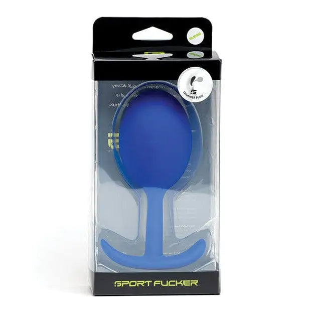 Sport Fucker Thunder Plug packaging with a blue ping ball