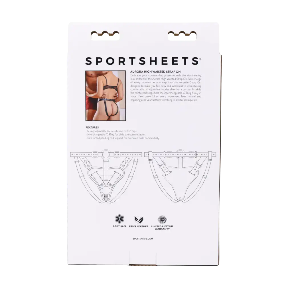 Sportsheet Aurora High Waisted Strap On - Strap-On Harnesses