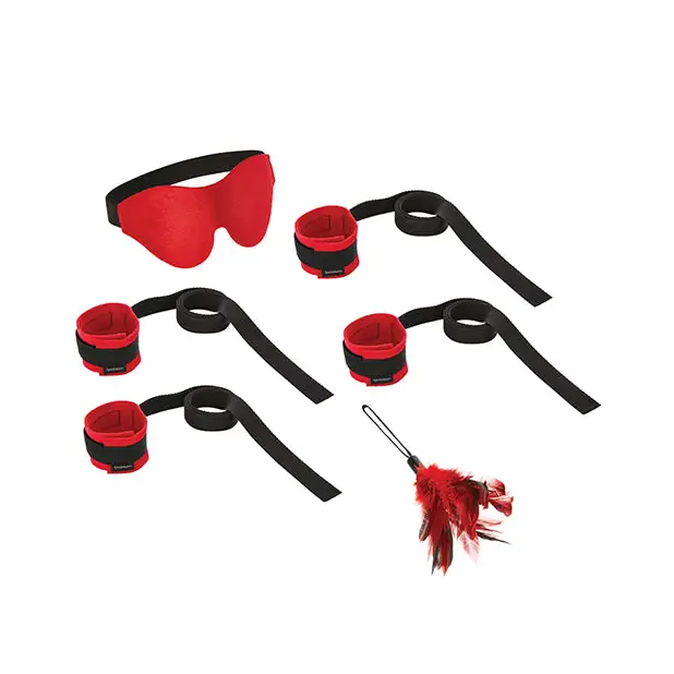 Sportsheets 6-Piece Sexy Submissive Kit Red - Bondage Kit