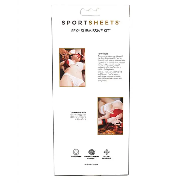 Sportsheets 6-Piece Sexy Submissive Kit Red - Bondage Kit