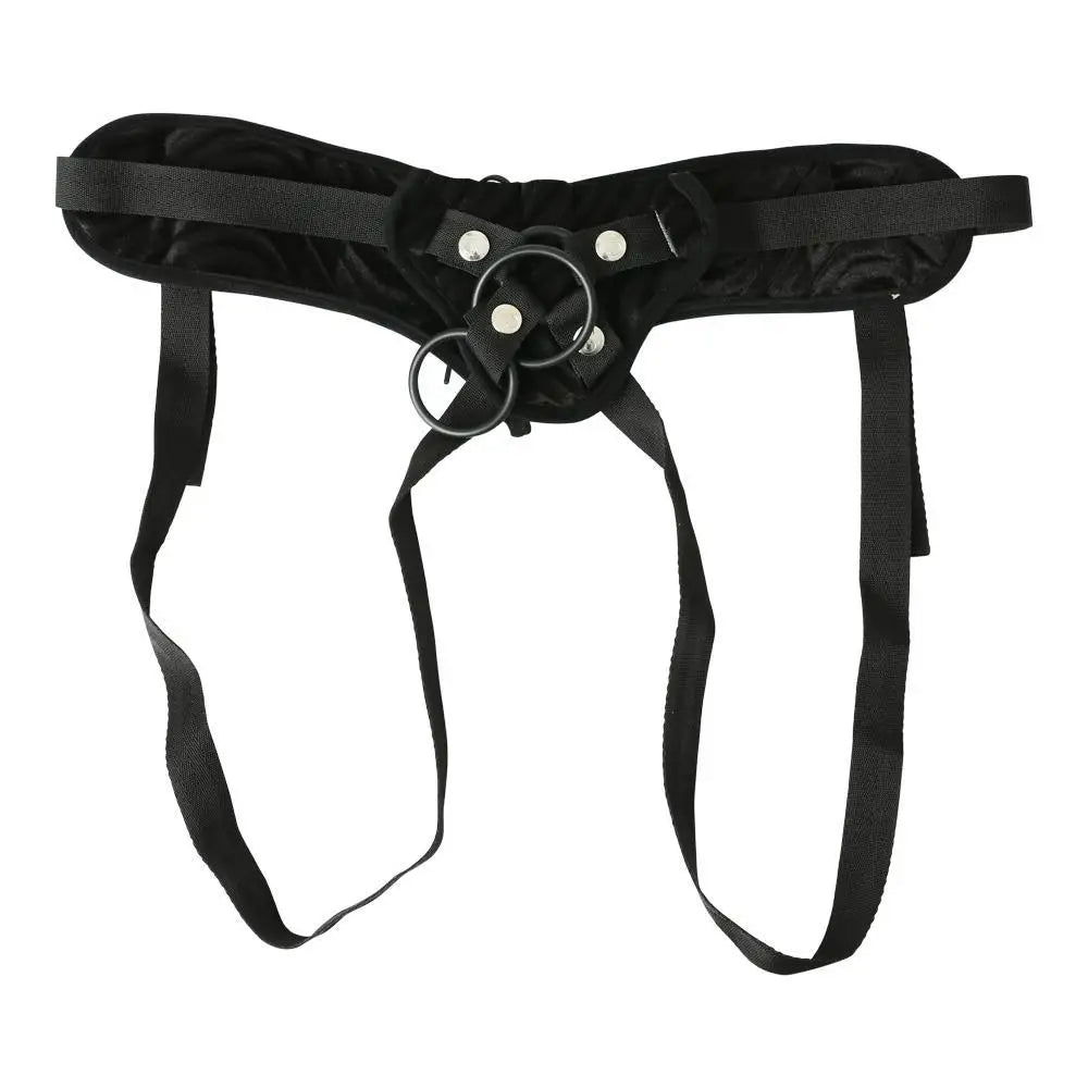 Sportsheets Corsette Harness Black Vibrating - Strap On Harness