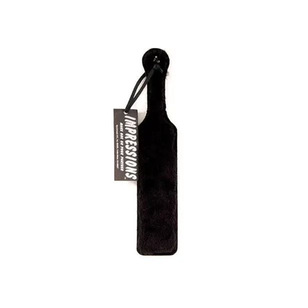 Sportsheets Dual-Sided Leather & Fur Paddle - Paddle