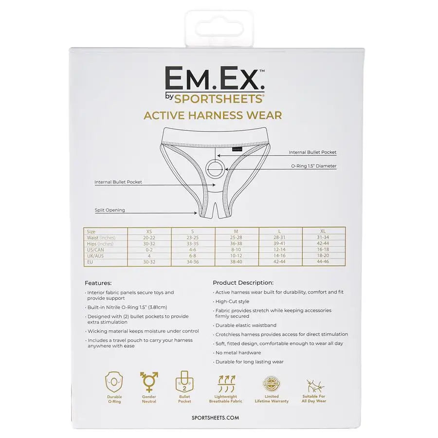 Sportsheets Em.Ex. Silhouette Harness - Strap-On Harnesses