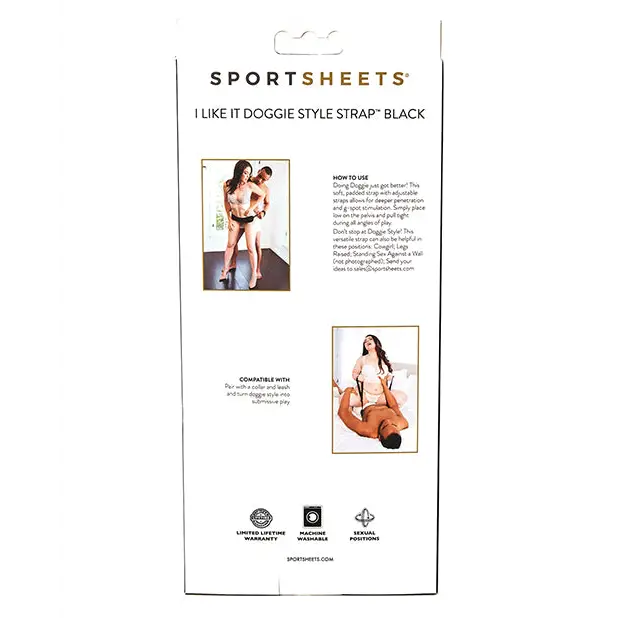 Sportsheets I Like It Doggie Style Strap Black - Position Aid