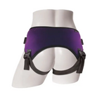 Sportsheets Lush Adjustable Strap-On Harness Purple - Strap-On Harnesses