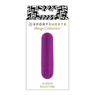 Sportsheets Merge Collection 10 Speed Bullet Vibe Silicone Vibrator Purple - Bullet Vibrator