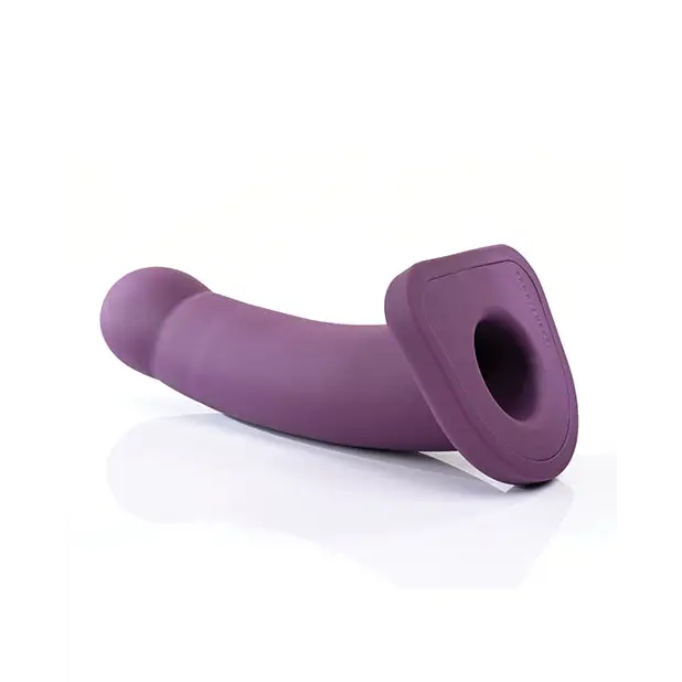 Sportsheets Merge Collection Banx 8 in. Silicone Hollow Dildo Plum - Realistic Dildo