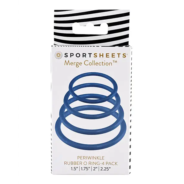 Sportsheets Merge Collection Coral Rubber O-Ring 4-Pack - Green - O Rings