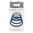 Sportsheets Merge Collection Coral Rubber O-Ring 4-Pack - Light Blue - O Rings