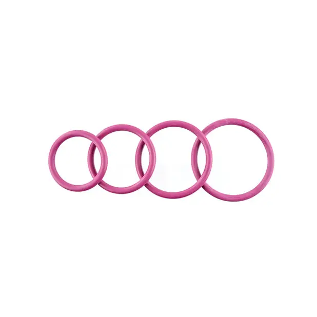 Sportsheets Merge Collection Coral Rubber O-Ring 4-Pack - O Rings