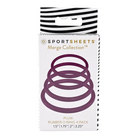 Sportsheets Merge Collection Coral Rubber O-Ring 4-Pack - Purple - O Rings