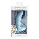 Sportsheets Merge Collection Jaspar 6 in. Silicone G-Spot Dildo with Suction Cup Aqua - Realistic Dildo