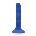 Sportsheets Merge Collection Please 5 in. flexible silicone dildo blue for versatile pleasure