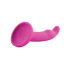 Silicone G-Spot Toy with Pink Handle - Sportsheets Merge Tana 8’ Suction Cup Dildo