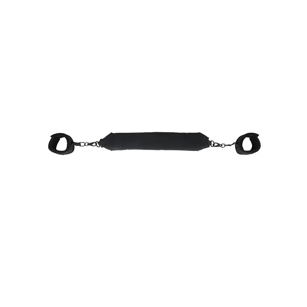 Black strap with metal hook on Sportsheets Pivot Positioning Bar for improved positioning