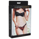 Sportsheets Saffron Adjustable Strap-On Harness Red - Strap-On Harnesses