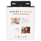 Sportsheets Saffron Adjustable Thigh Sling Position Support Red/Black - Position Aid