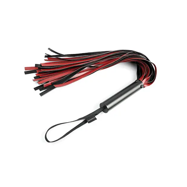 Sportsheets Saffron Flogger Red/Black - Flogger