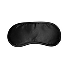 Satin Blindfold - Black sleep mask with curved edges and elastic strap by Sportsheets Sex & Mischief