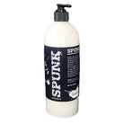 SPUNK Hybrid Lube: Spunk-branded hair product with pump dispenser