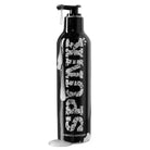 Black bottle of SPUNK Hybrid Lube with pump dispenser - premium spunk lube hybrid