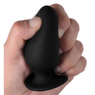 Squeeze-It Plug Squeezable Silicone Anal Plug at the Haus of Shag