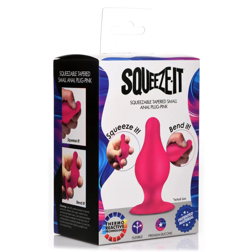 Squeezable Tapered Anal Plug - Butt Plug