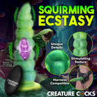 Squirmer Thrusting And Vibrating Silicone Dildo - Vibesextoys