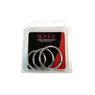 Stainless Steel Stainless Steel 3 Piece Cock Ring Set (55mm/50mm/45mm) - in Clamshell - Cock Ring