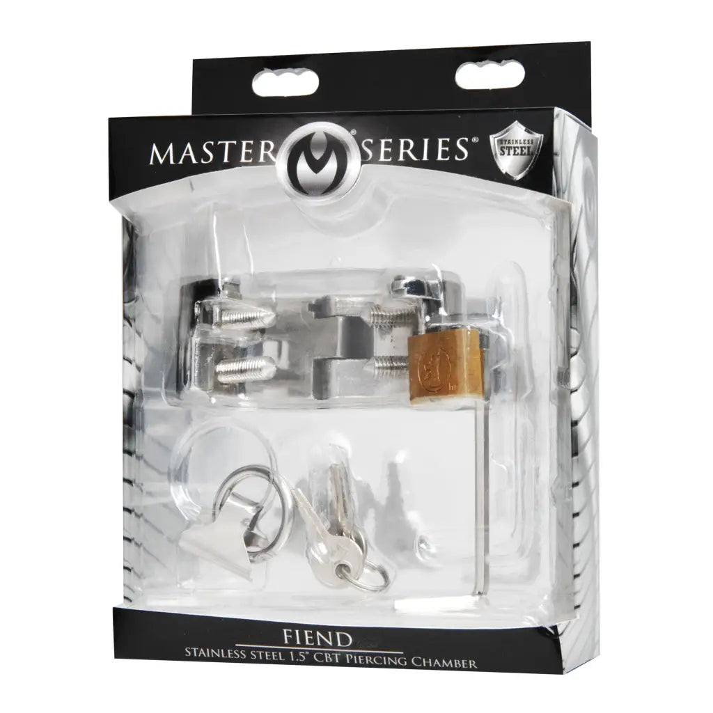 Master Series Ball Squeezer 1.5 Inch Stainless Steel Cbt at the Haus of Shag