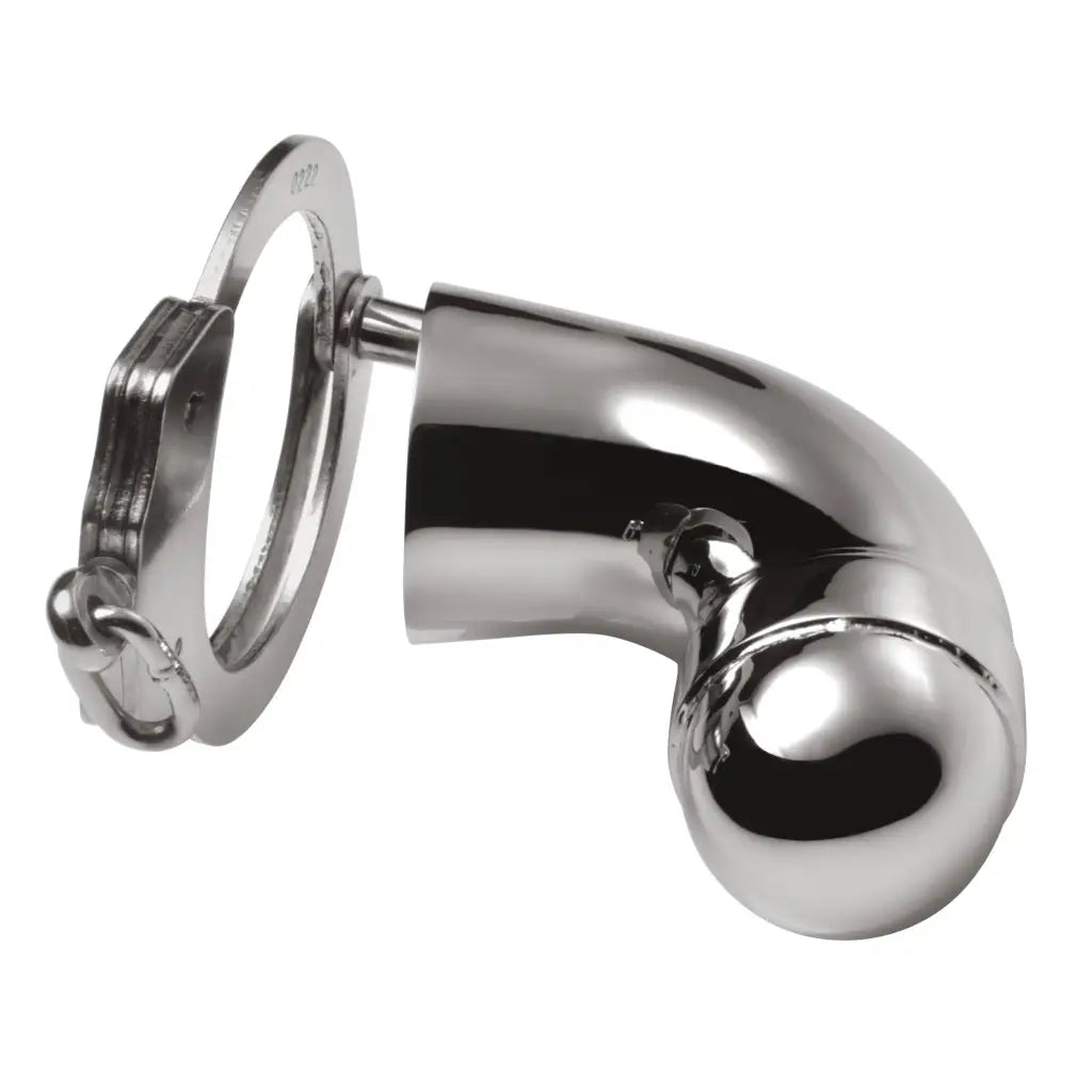 Master Series Chastity Stainless Steel Chastity Cock Cuff at the Haus of Shag