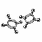 Master Series Nipple-clamps Stainless Steel Rings Of Fire Nipple Press Set at the Haus of Shag