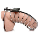 Master Series Chastity Stainless Steel Spiked Chastity Cage at the Haus of Shag