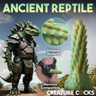 Creature Cocks Stegosaurus: Spiky reptile dildo with a suction cup base for pleasure