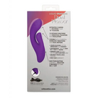 CalExotics Vibrator Stella Liquid Silicone Dual Pleaser - Purple at the Haus of Shag