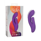 CalExotics Vibrator Stella Liquid Silicone Dual Pleaser - Purple at the Haus of Shag