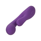 CalExotics Vibrator Stella Liquid Silicone Dual Pleaser - Purple at the Haus of Shag