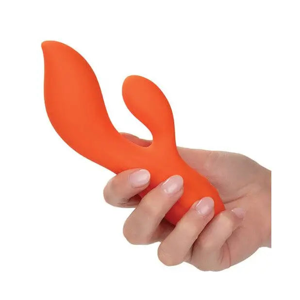 CalExotics Vibrator Stella Liquid Silicone Dual Teaser - Red at the Haus of Shag